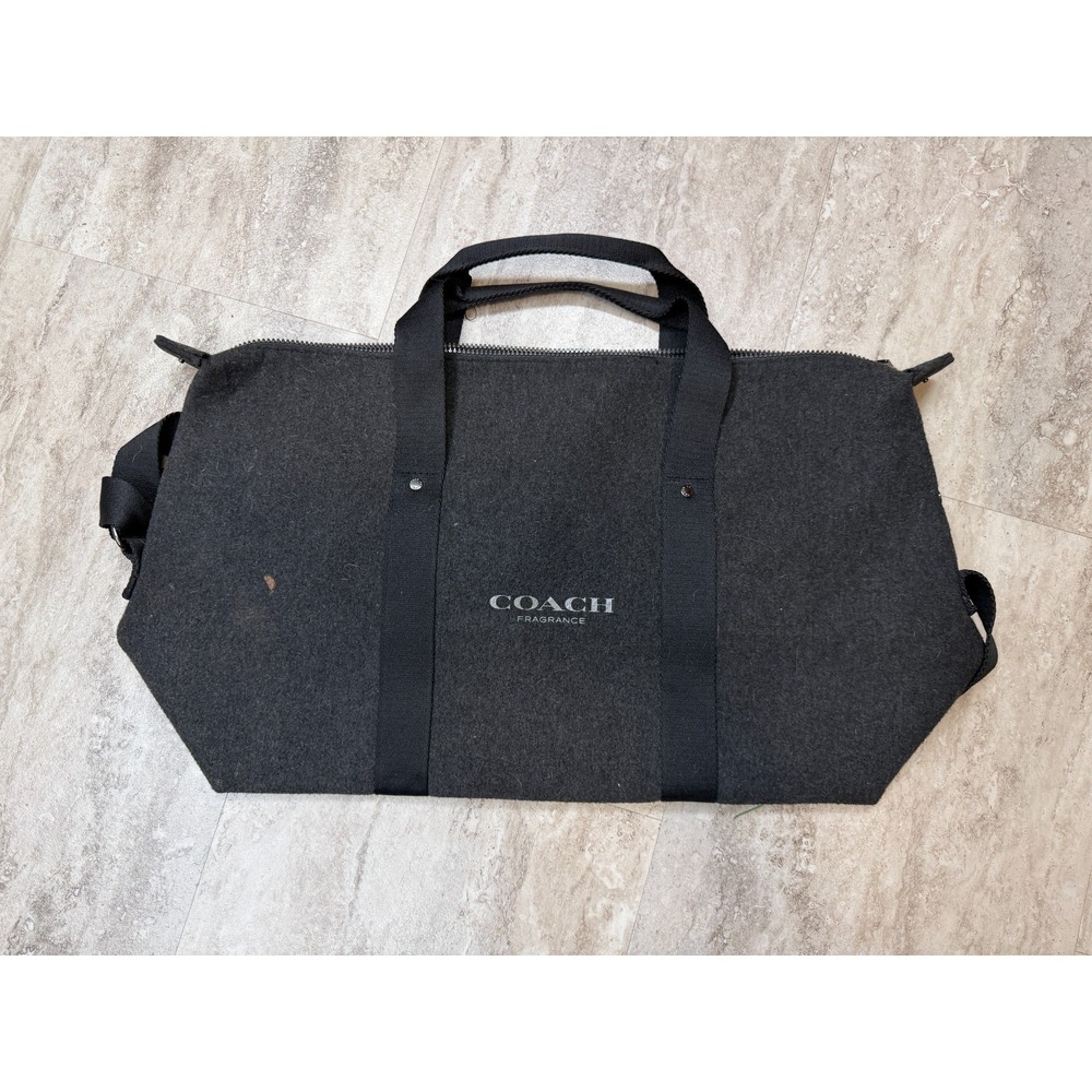 COACH WEEKENDER FRAGRANCE BAG Gray Large 23" - Read Description and Review Photo